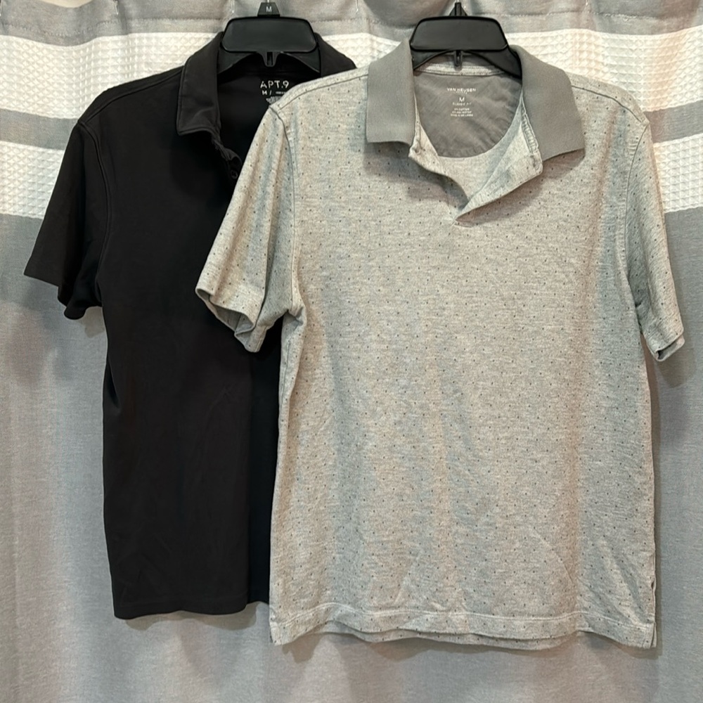Men’s Polos Apt 9 and Van Heusen Medium